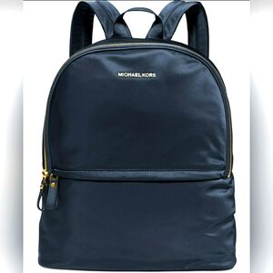 Michael Kors MK Kieran Nylon Navy Blue Backpack